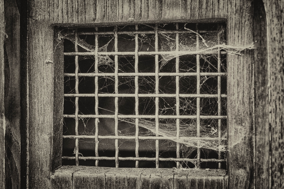 En blanco y negro
 casa agujero ventana