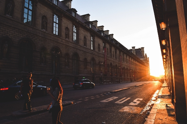 Landscape light people sunshine Photo