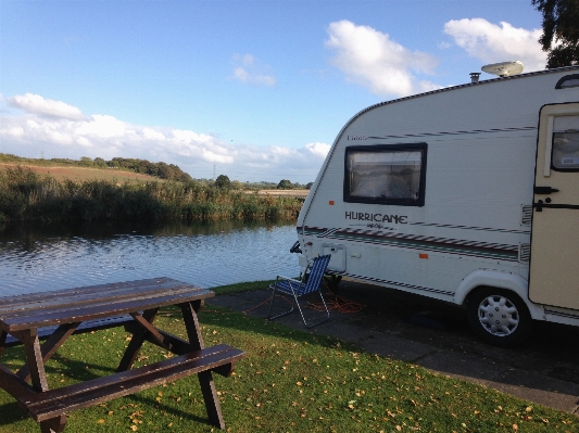 Canal recreation vehicle tourism Photo