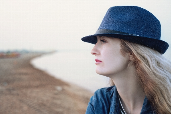 Beach sea sky girl Photo