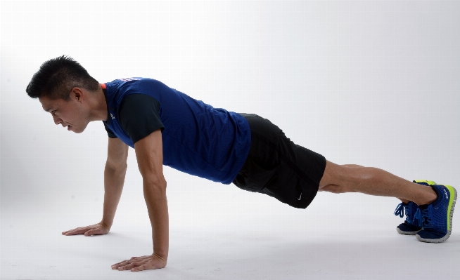 Man person sport plank Photo