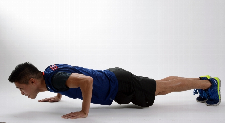 Man person sport plank Photo