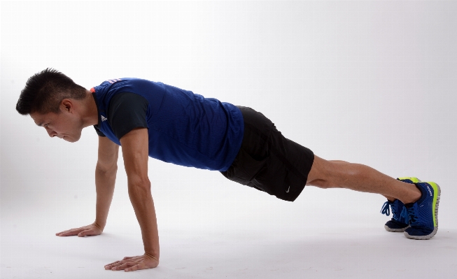 Man person sport plank Photo