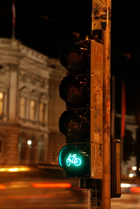 Licht verkehr nacht stadt