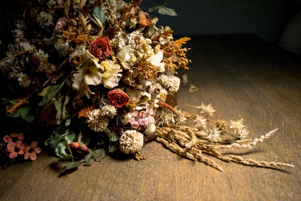 植物 花 花束 秋 写真