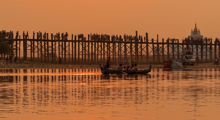 Landscape sea architecture sunrise Photo