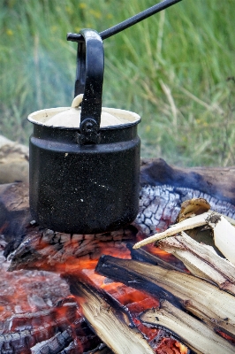 Pot food fire fireplace Photo