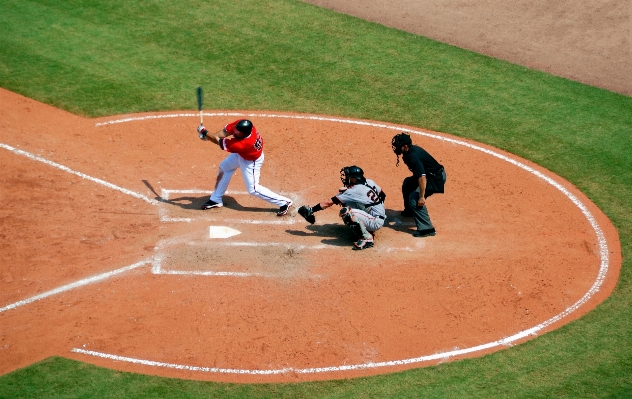 Grass person structure baseball Photo