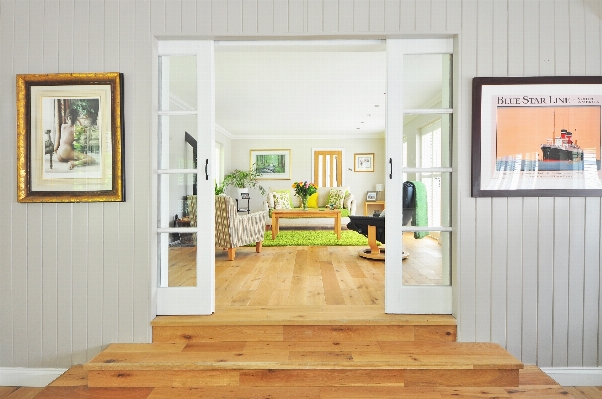 Table wood floor home Photo