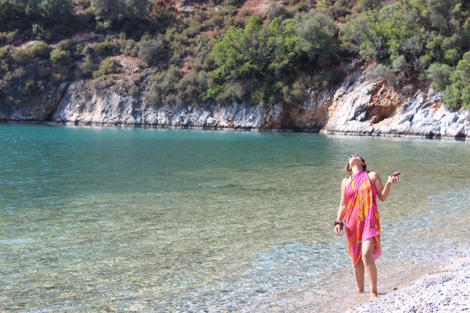 Spiaggia mare costa natura