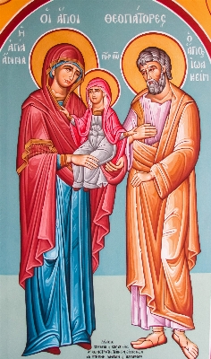 Photo église peinture famille illustration