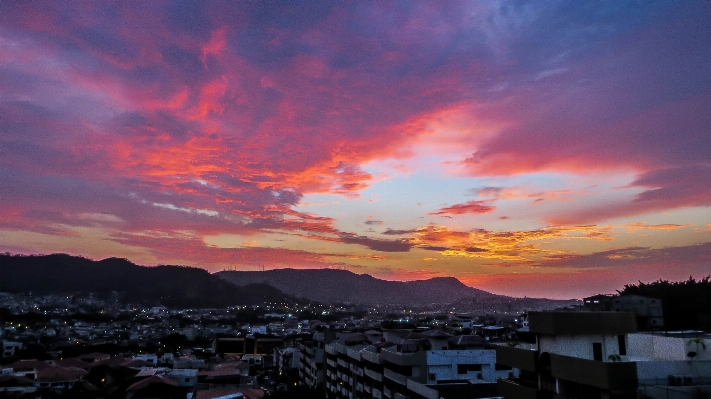 Horizon cloud sky sunrise Photo