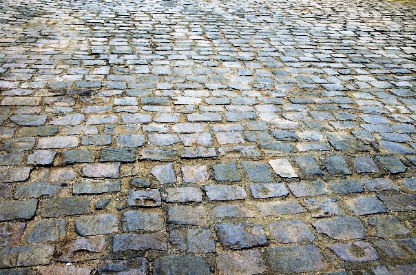 Rock ground texture sidewalk Photo