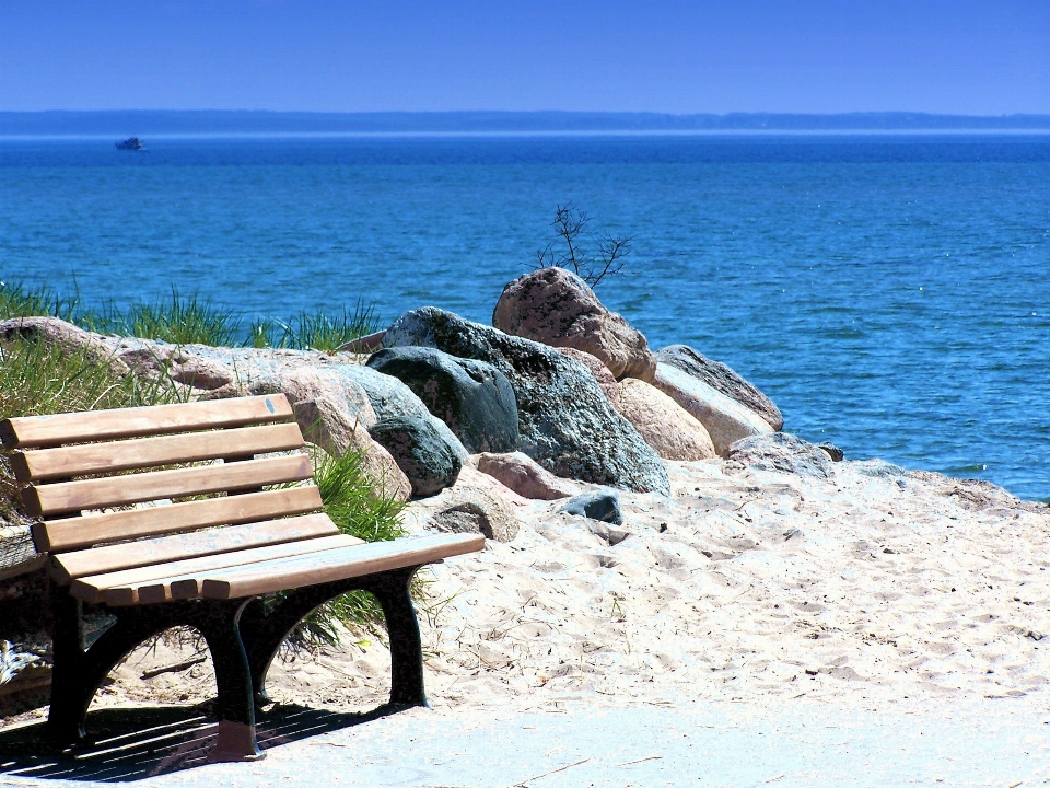 Plage paysage mer côte