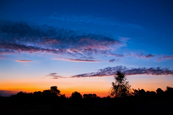 Horizont wolke himmel sonnenaufgang Foto