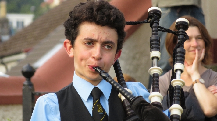 Music musician singing scotland Photo