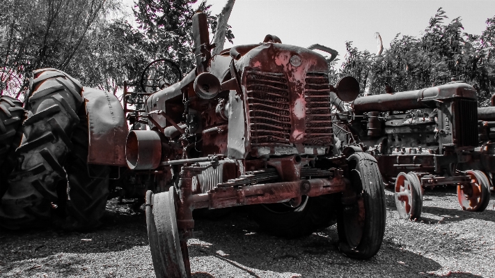 Car tractor old vehicle Photo