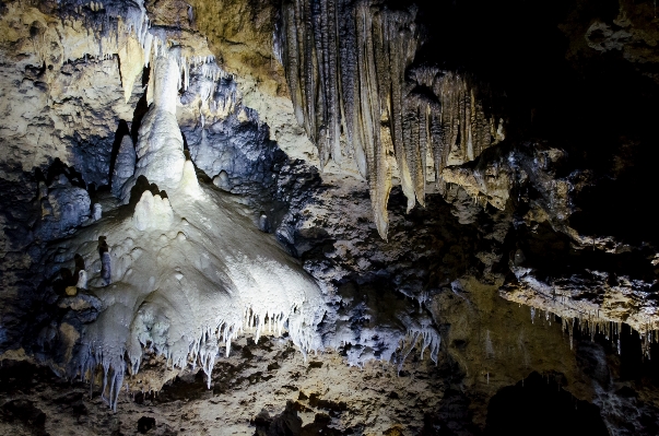 White mystical formation cave Photo