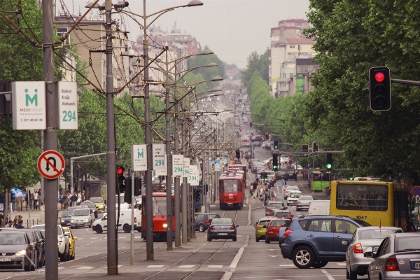 Pedestrian architecture road traffic Photo