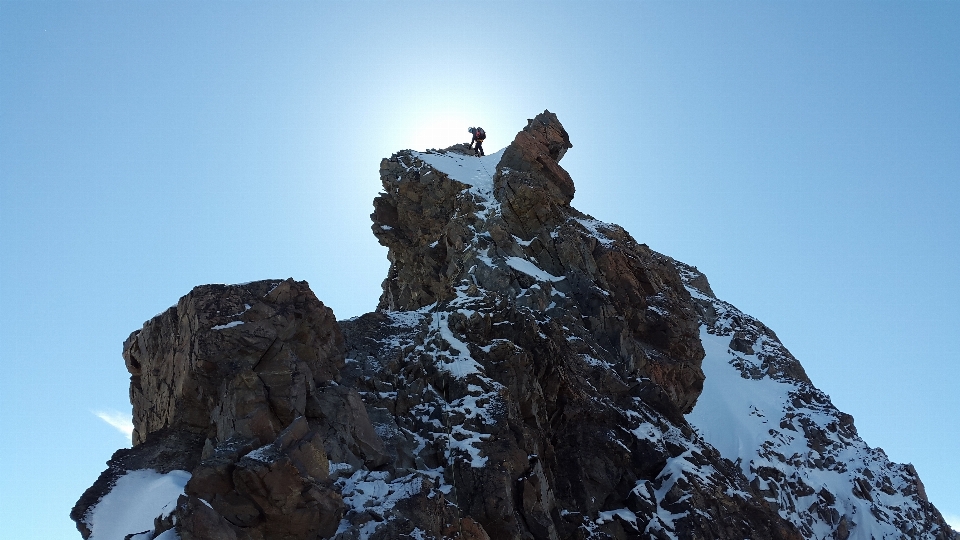 Rock 山 雪 冒険