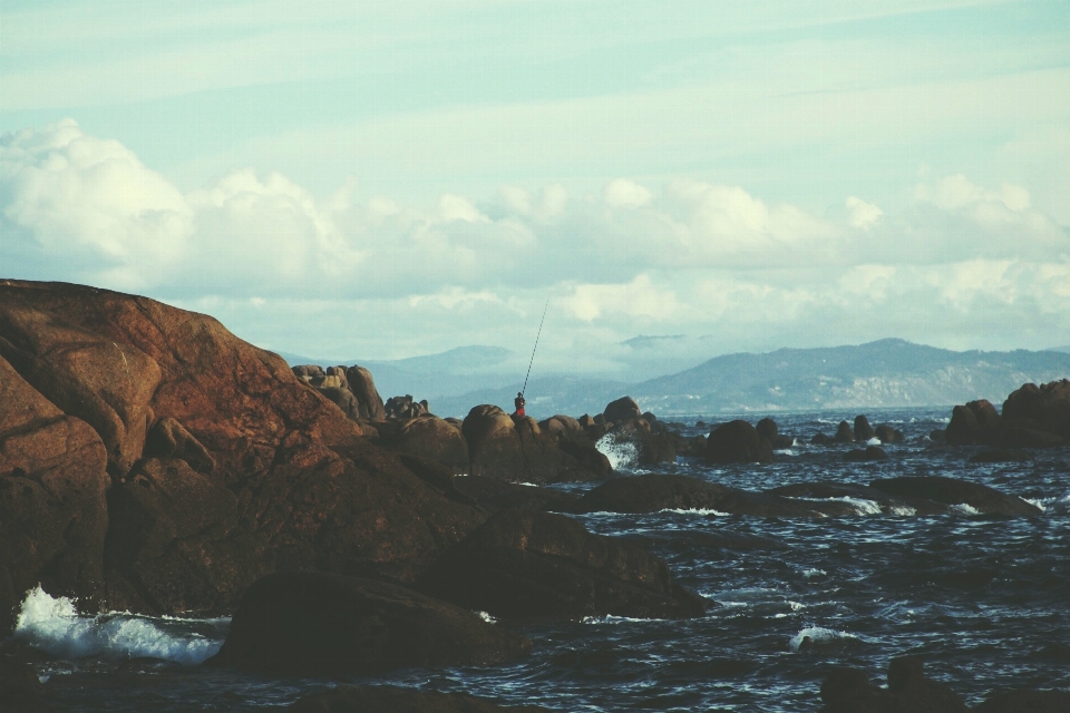 Beach landscape sea coast