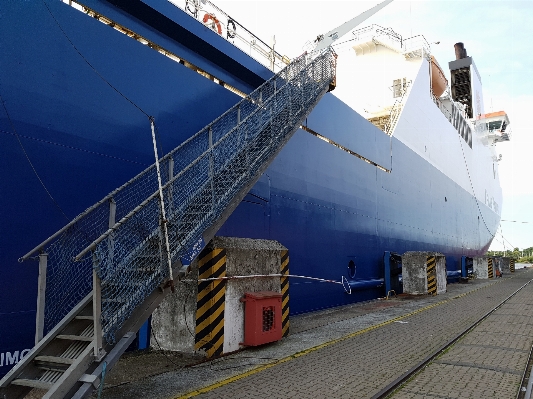 Ship transport vehicle port Photo