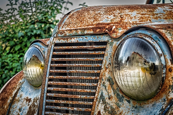 Wood car old france Photo