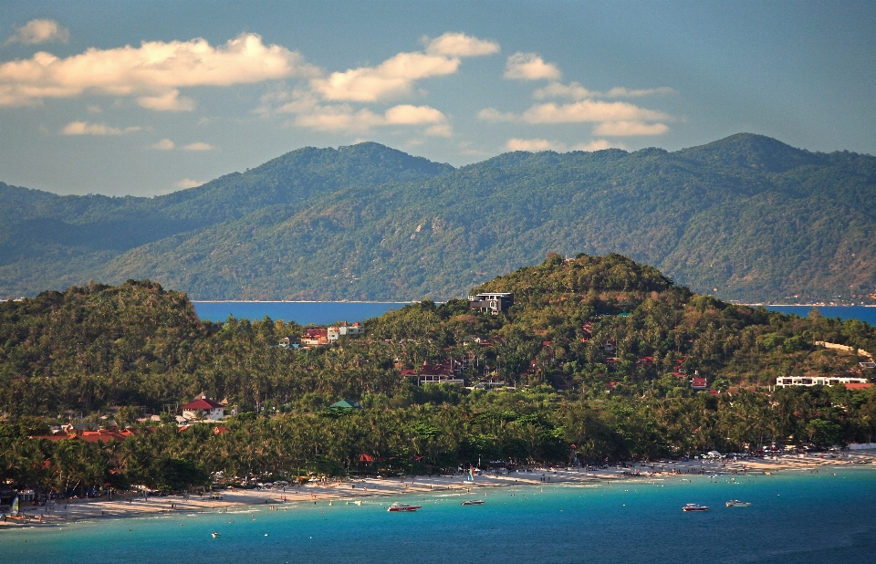 Pantai lanskap laut pesisir