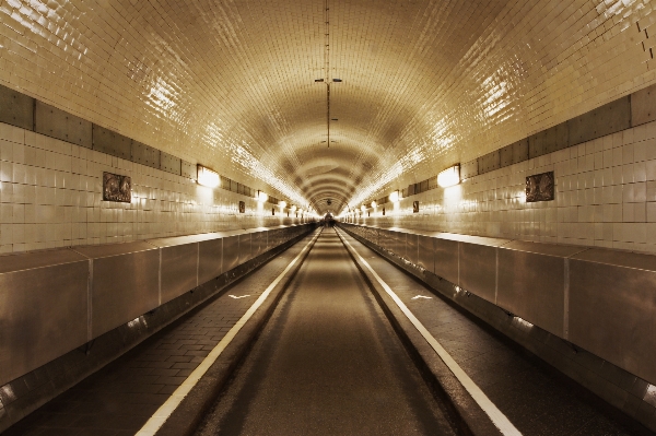 Architecture bridge perspective tunnel Photo