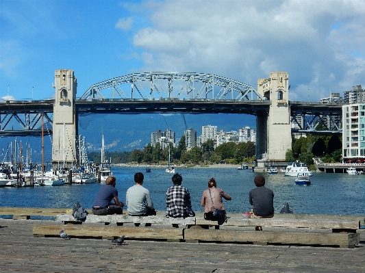 Sea dock boat bridge Photo