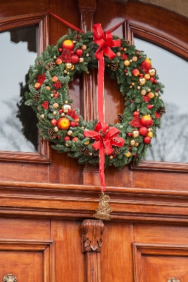 Foto Flor decoração vermelho natal