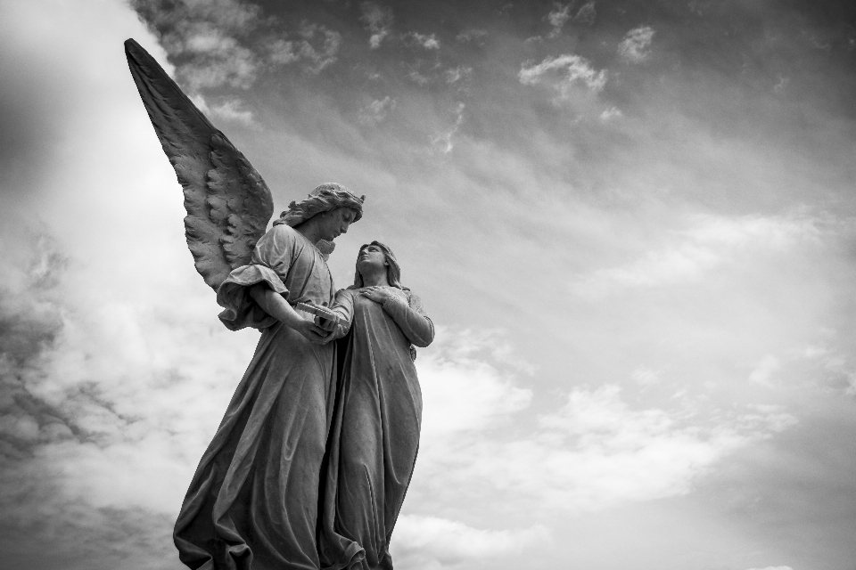 Bianco e nero
 monumento statua amore