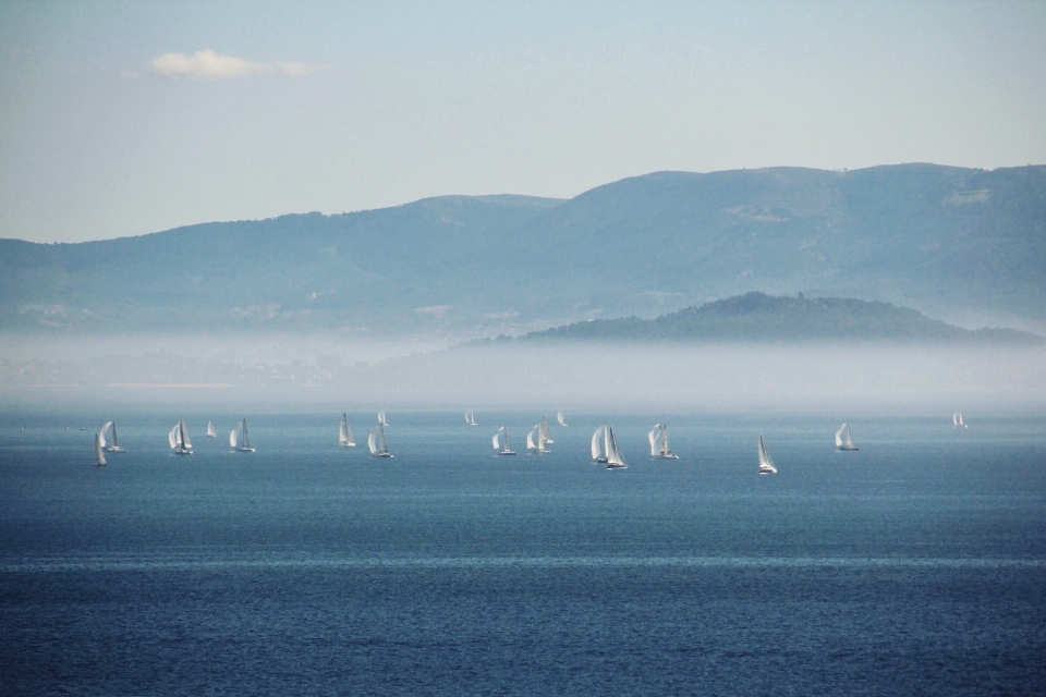 Landscape sea coast water