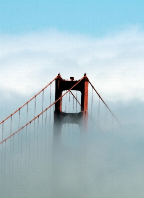 Sky fog bridge sunlight Photo