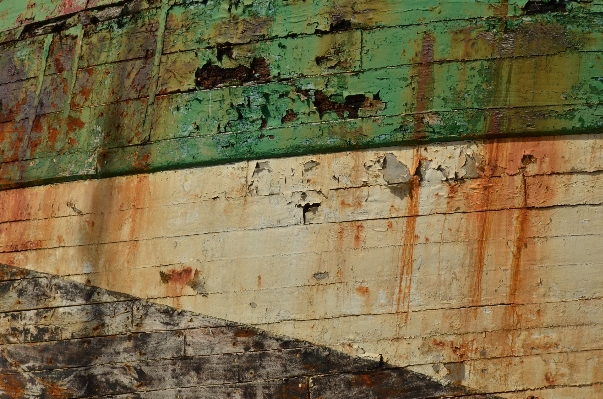 Rock wood boat texture Photo