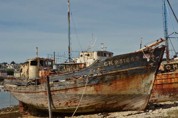 Foto Mare legna barca vecchio