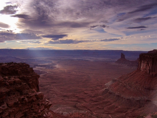 Landscape sand rock horizon Photo