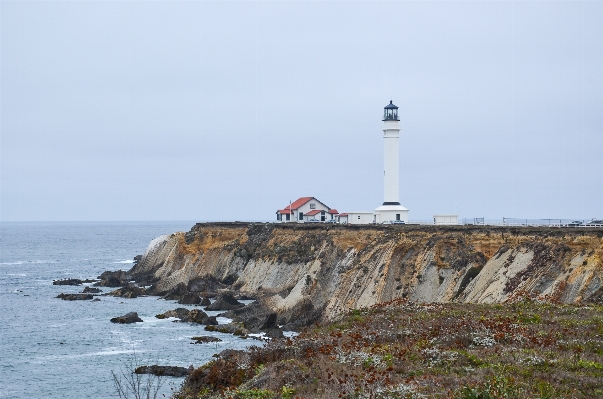 Sea coast ocean lighthouse Photo