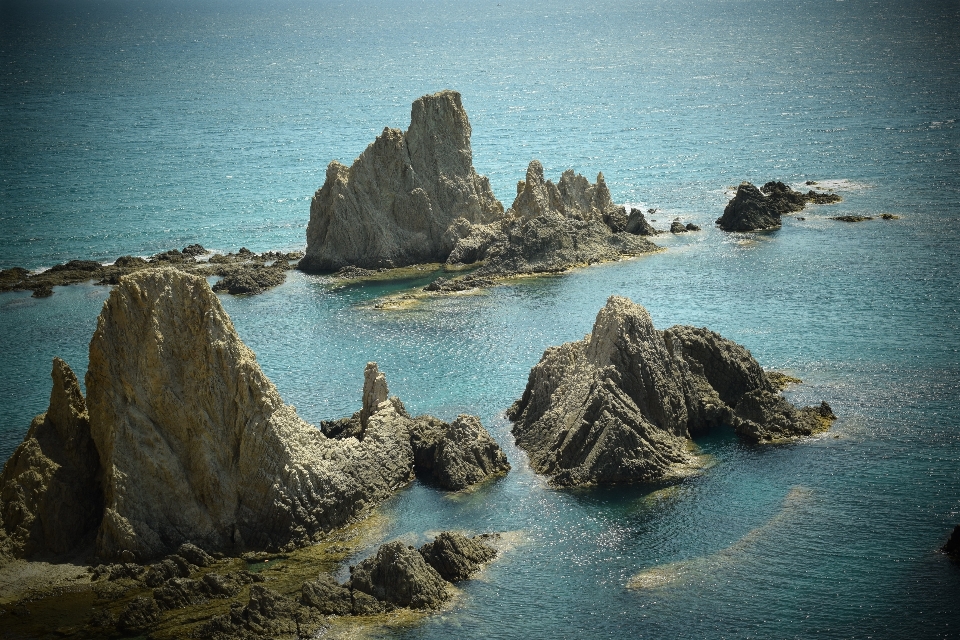 Beach landscape sea coast