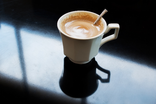 Coffee window cup indoor Photo