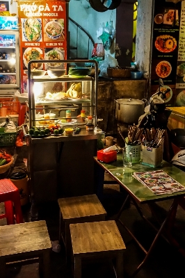 Foto Restoran bepergian batang makanan