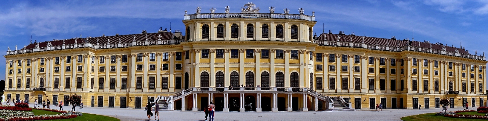 Architecture view palace panorama Photo