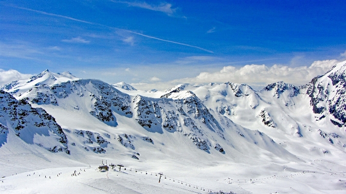 Foto Montaña nieve invierno cordillera
