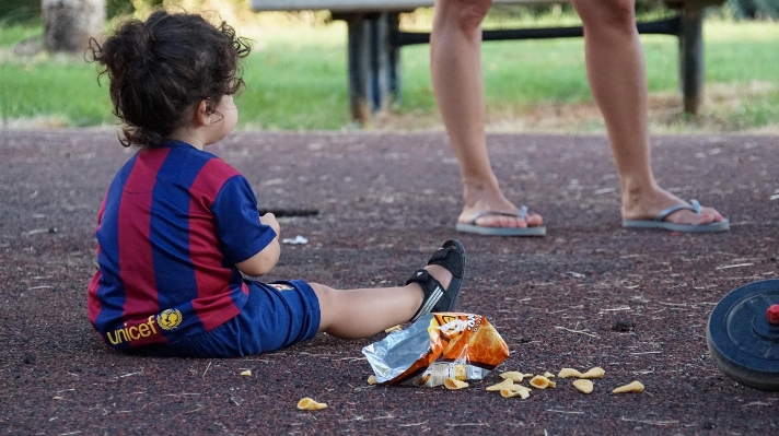 People play kid food Photo