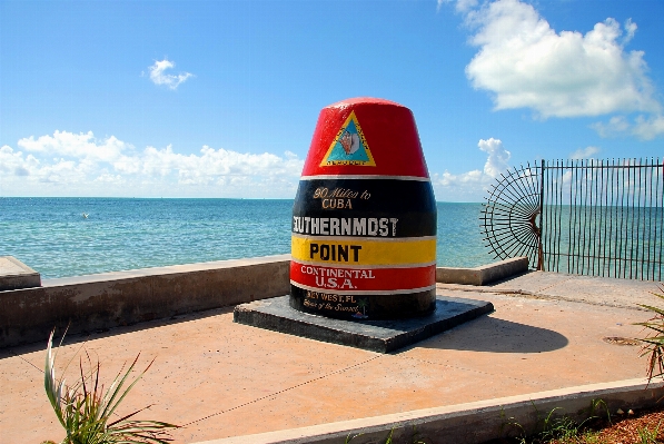 Beach sea water post Photo