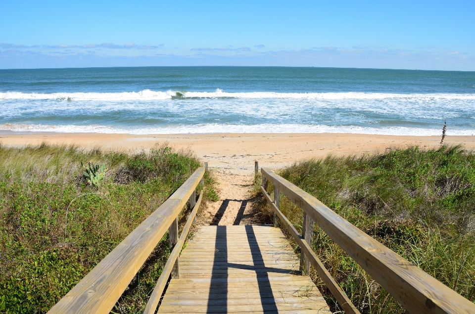 Beach landscape sea coast