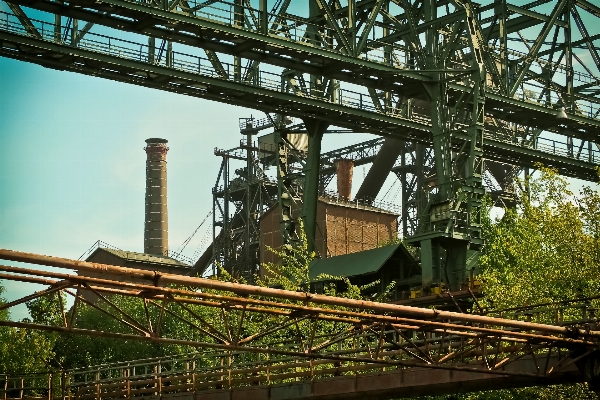 Architecture track bridge building Photo