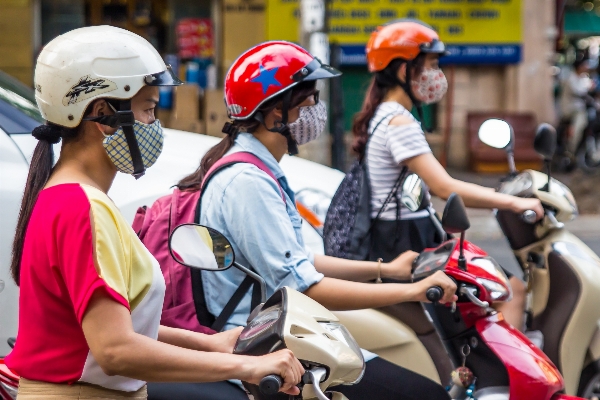 Foto Lalu lintas jalan bintang sepeda