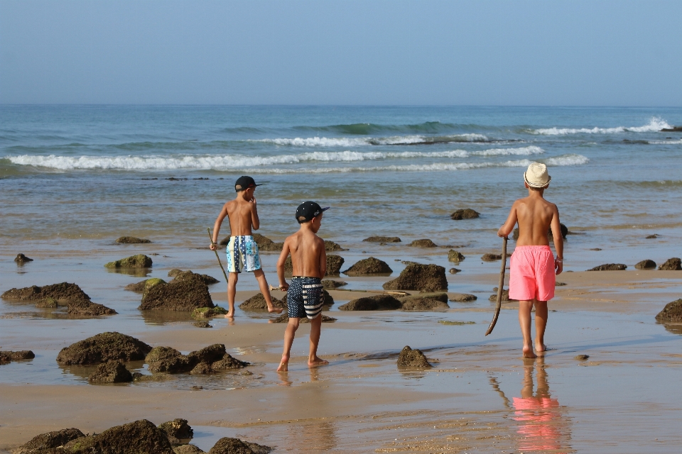 Praia mar costa areia