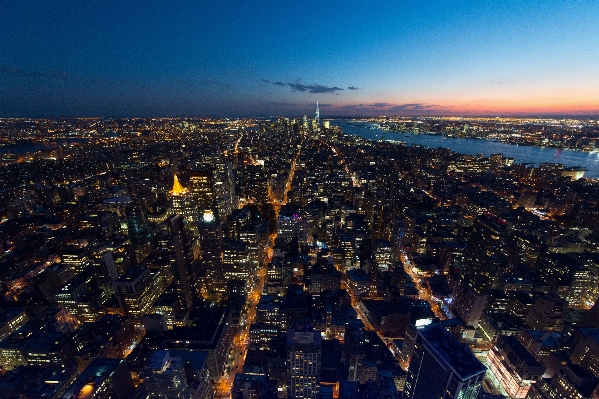 Horizon sunset skyline night Photo